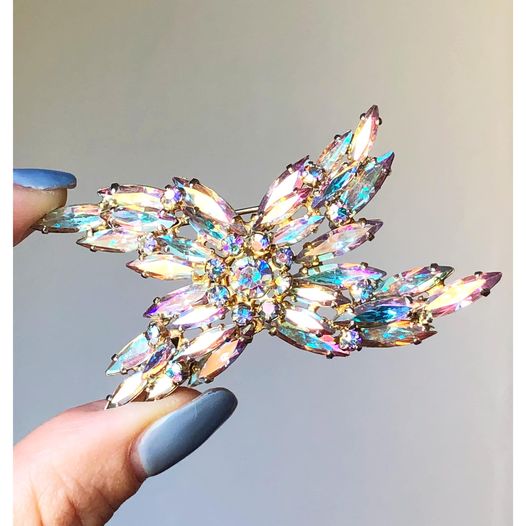 Sherman Aurora Borealis Brooch