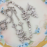 Vintage Jay Flex Rhinestone Jewelry Set