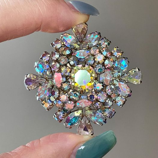Sherman Aurora Borealis Brooch