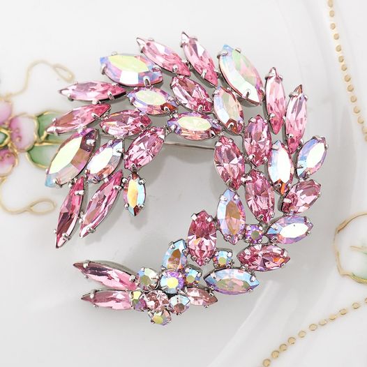 Sherman Pink "Shrimp" Brooch