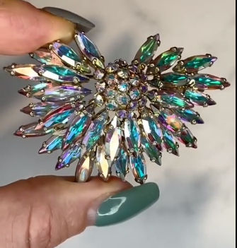 Sherman Aurora Borealis Brooch