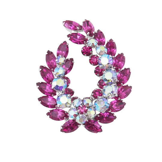 Sherman Fuchsia Brooch