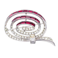 Boucher Rhinestone Brooch