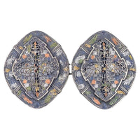 1900s Buckle,1900s Jewelry,Antique Belt,Antique Buckle,Antique Jewelry,Art Nouveau,Art Nouveau Buckle,Belt Buckle,Buckle Pair,Enamel Buckle,Floral Buckle,Sash Buckle,Vintage Buckle
