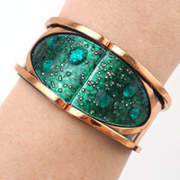 Matisse Renoir, Midcentury Bracelet, Renoir Enamel, Vintage Bracelet, Copper Bracelet, Cuff Bracelet, Midcentury Bracelet, MCM Bracelet