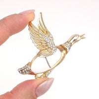 Jelly Belly Brooch, Coro Brooch, Coro Mallard, Vintage Coro Brooch, Duck Brooch, Coro Jelly Belly, Vintage Brooch, Lucite Brooch, 1940s