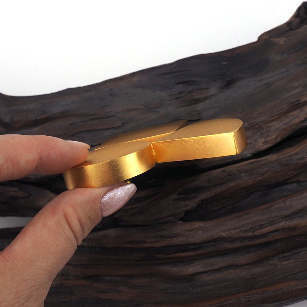 Matte Gold Brooch, Shapes Brooch, Modernist Brooch, Geometric Brooch, Statement Brooch, Large Brooch, 3D Brooch, Pin Brooch, Gold Tone Pin