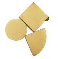 Vintage Geometric Shapes Brooch