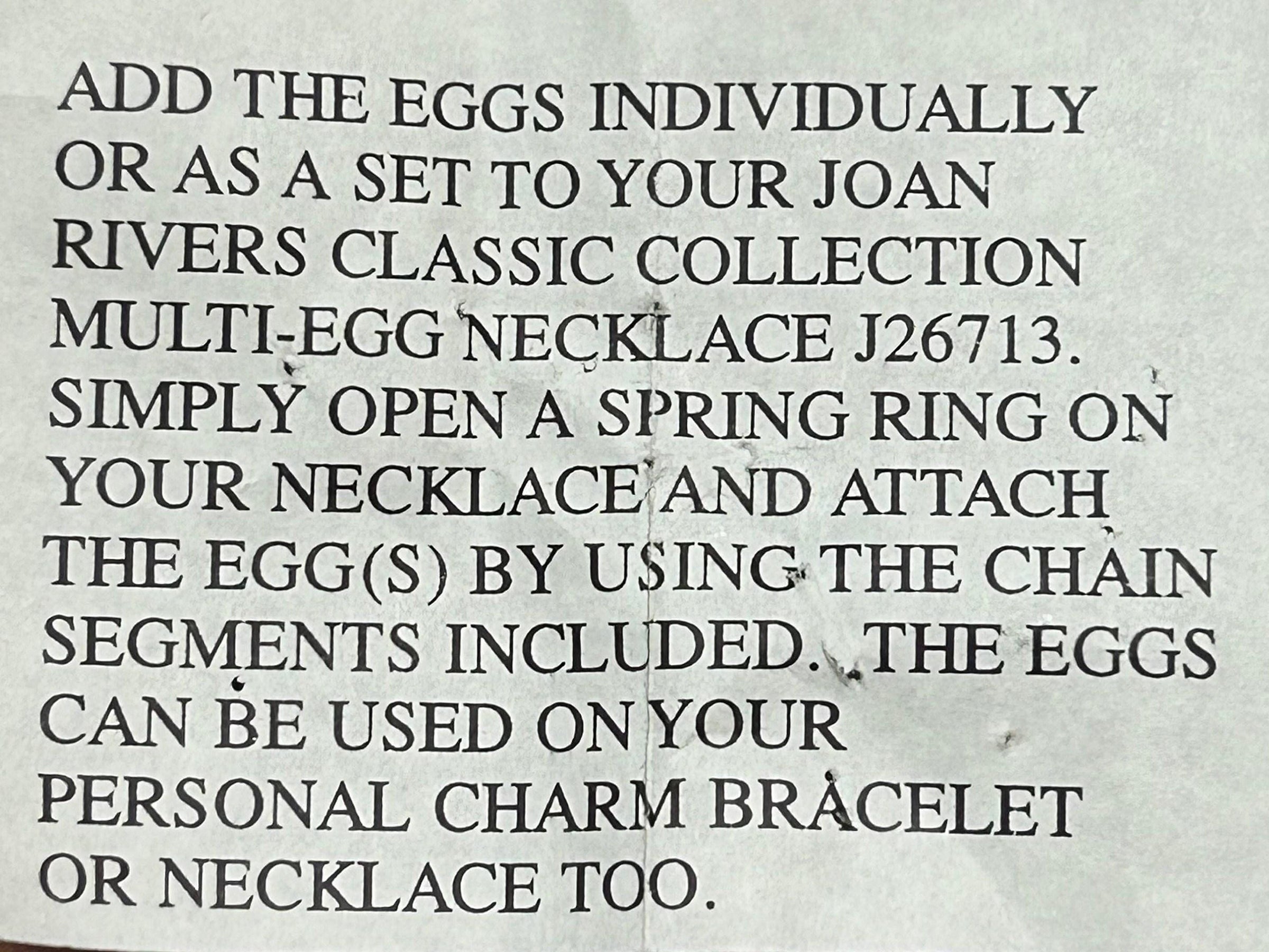 Joan Rivers Charms, Joan Rivers Egg, Egg Charm, Set of 3, Faberge Egg, Egg Necklace, Enamel Egg Charm, Acorn Charm, Flower Charm, Charm Set