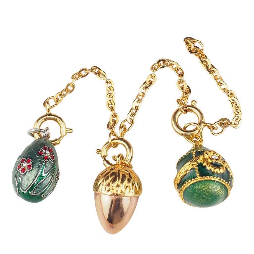 Joan Rivers Enamel Egg Charms