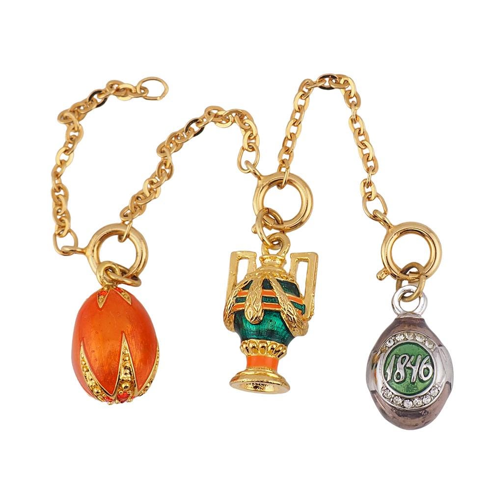 Joan Rivers Enamel Egg Charms