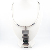 Hans Gehrig Pendant, Modernist Pendant, Canadian Modernist, Geometric Pendant, Mid Century Pendant, Sculptural Jewelry, 925 Silver Pendant