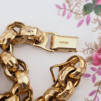 Napier Bracelet, Perfume Bracelet, Vintage Napier, Egyptian Revival, Cleopatra Bracelet, 1950s Jewelry, Figural Bracelet, Vintage Perfume