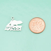 Vintage Canadian Beaver Charm