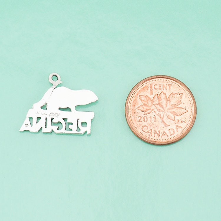 Vintage Canadian Beaver Charm