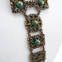 Vintage Maya Mexico Statement Necklace