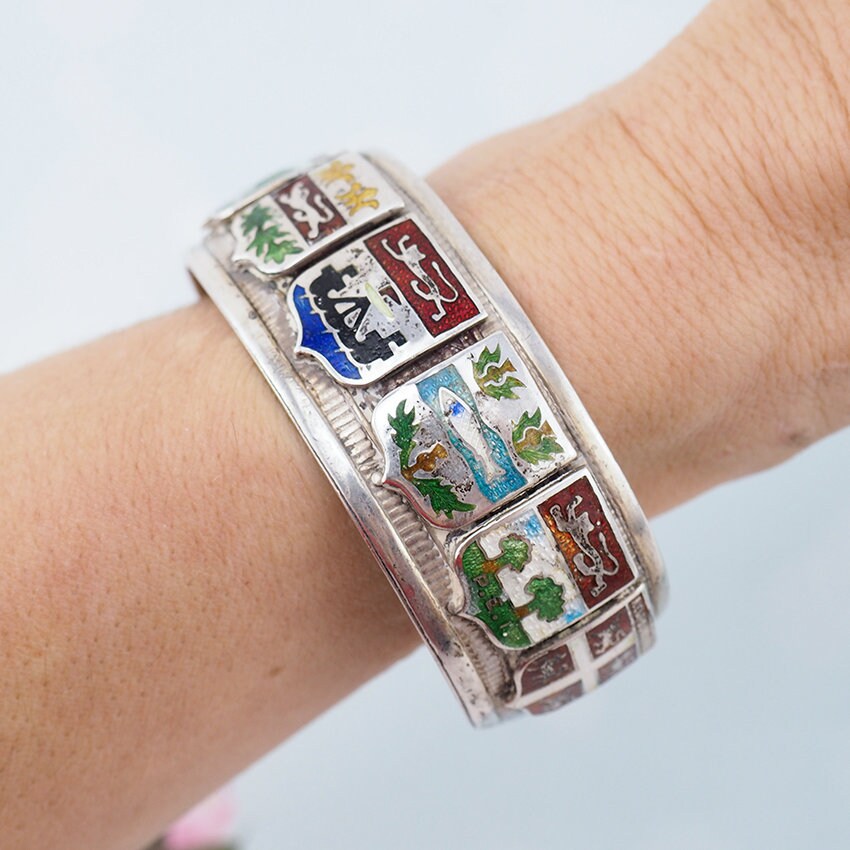 Canadian Provincial Coat of Arms Bracelet