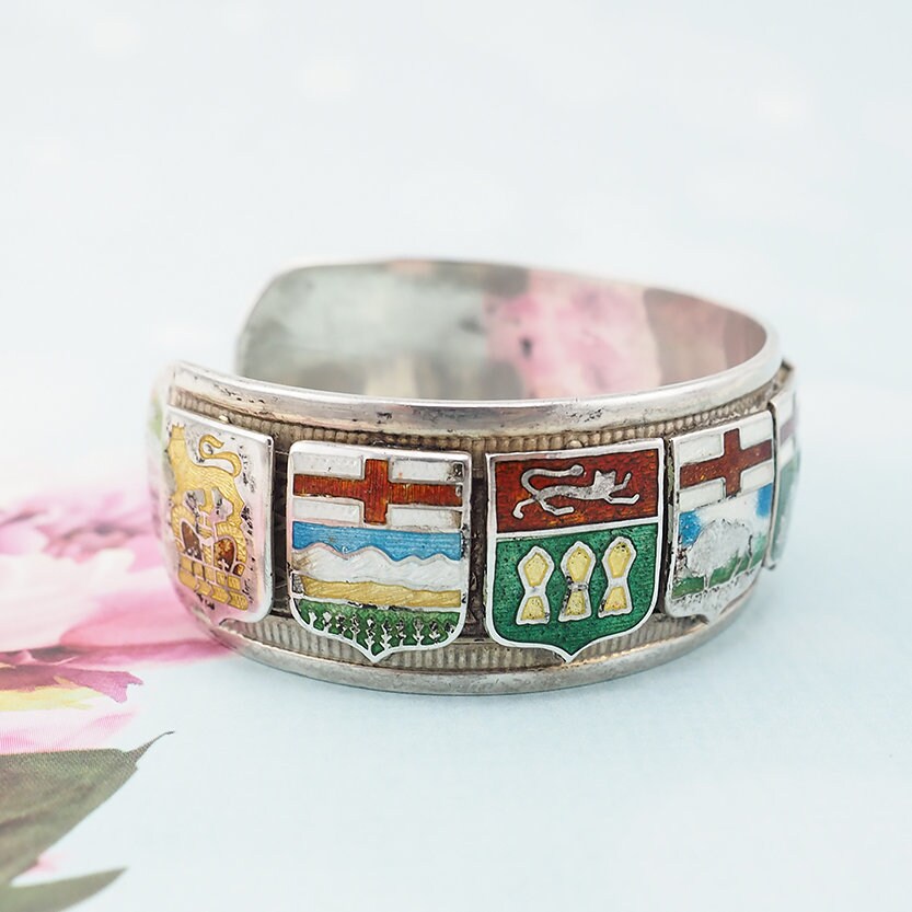 Canadian Provincial Coat of Arms Bracelet