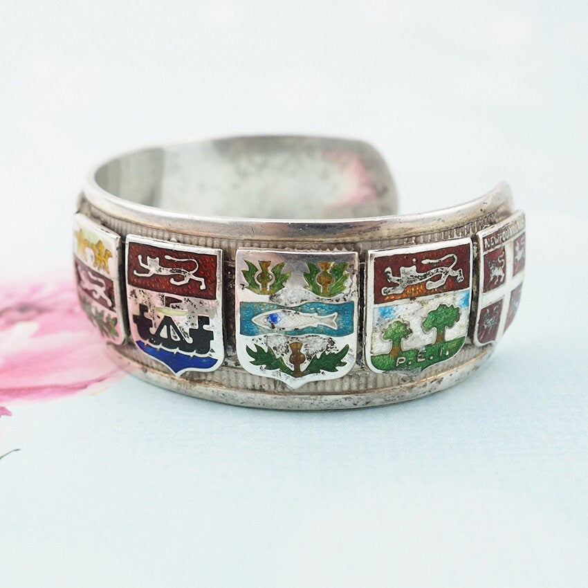 Canadian Provincial Coat of Arms Bracelet