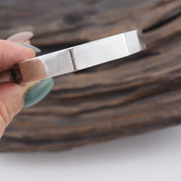 Vintage Mexican Geometric Silver Bracelet