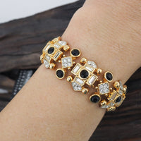 Signed Swarovski Rhinestone Bracelet