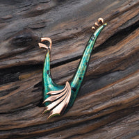 Matisse Windsong Copper Enamel Brooch