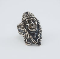 Bague de guerrier autochtone en argent sterling