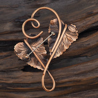 Vintage Matisse Renoir Heart Leaf Brooch