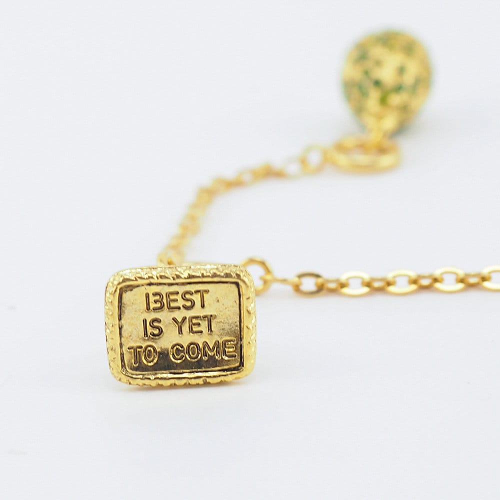 Joan Rivers Charms, Joan Rivers Egg, Charm Extension, Set of 3, Faberge Egg, Egg Necklace, Four Leaf Clover, Hindu Goddess, Enamel Egg