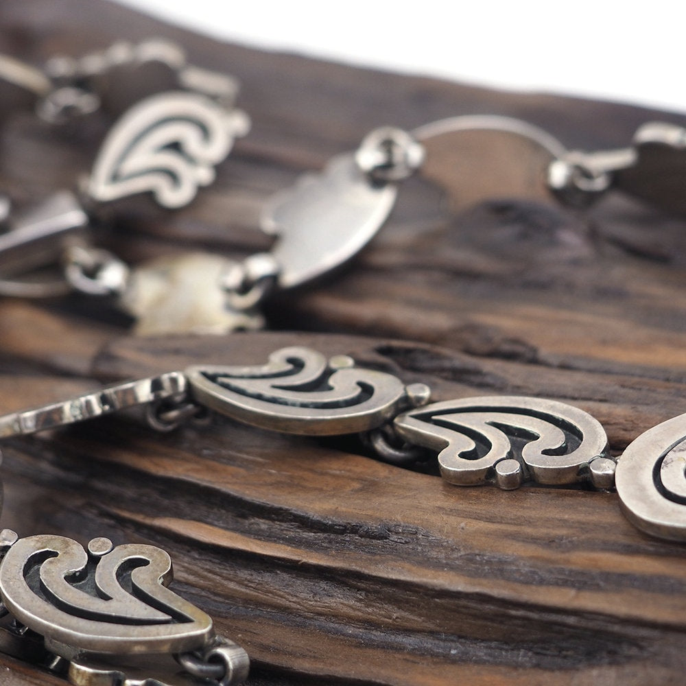 Silver Drop Necklace, Sterling Silver Necklace, Shadowbox Silver, Mexican Silver Necklace, Mexican Sterling Necklace, 925, Shadowbox