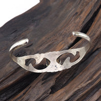 Silver Cuff Bracelet, Turquoise Bracelet, Sand Cast Bracelet, Native American Bracelet, Cuff Bracelet, Silver Bracelet, Sterling Silver Cuff
