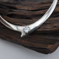 Collar Necklace, Cubic Stone Necklace, Sterling Silver Collar, Mexican Silver Necklace, Silver Necklace, Mexican Silver, Handmade Necklace