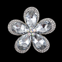 Joan Rivers Brooch, Flower Brooch, Crystal Brooch, Big Flower, Statement Brooch, Joan Rivers Jewelry, Beautiful Brooch, Designer Jewelry