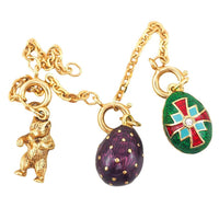 Joan Rivers Enamel Egg Charm Set