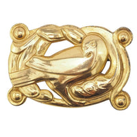 Coro Brooch, Dove Brooch, Vermeil Brooch, Bird Brooch, Vintage Brooch, Gold Plated Brooch, Coro Sterling, Vintage Coro, 1940s Brooch