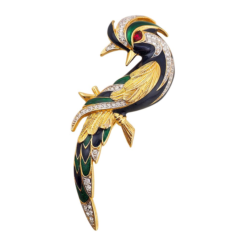 D'Orlan Bird Brooch