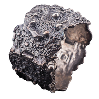 Vintage Guy Vidal Brutalist Wide Bracelet
