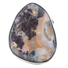 Big Sterling Silver Boulder Opal Statement Ring - size 7