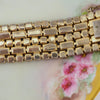 Early Sherman Bracelet, 1950s Bracelet, Sherman Rhinestone Bracelet, Wide Bracelet, Vintage Bracelet, Sherman Bracelet, Sherman Jewelry