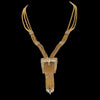 Hobe Necklace, Buckle Necklace, Vintage Necklace, Hobe Jewelry, Rhinestone Necklace, Sautoir Necklace, Gold Tone Necklace, Chain Necklace
