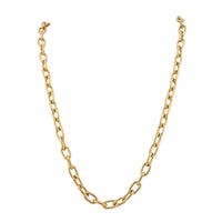 D'Orlan Gold Plated Chain Necklace, Cable Chain Necklace, Gold Necklace, D'Orlan Necklace, Gold Plated Necklace, Long Chain, Heavy Chain