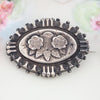 Victorian Brooch, Aesthetic Brooch, Victorian Jewelry, Victorian Aesthetic, Silver Brooch, Antique Brooch, Flower Brooch, Etched Silver