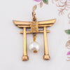 14K Gold Charm, Torii Gate Pendant, Japanese Charm, Shinto Jewelry, Gold Torii Pendant, Cultural Jewelry, Gold Charm, Japanese Gate