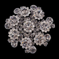 Juliana Brooch, Vintage Brooch, Rhinestone Brooch, Flower Cluster Brooch, Vintage Juliana Jewelry, Designer Jewelry, Rhinestone Pin