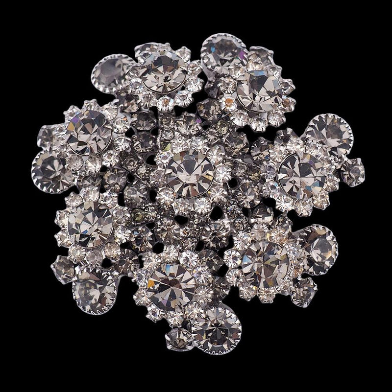 Juliana Brooch, Vintage Brooch, Rhinestone Brooch, Flower Cluster Brooch, Vintage Juliana Jewelry, Designer Jewelry, Rhinestone Pin