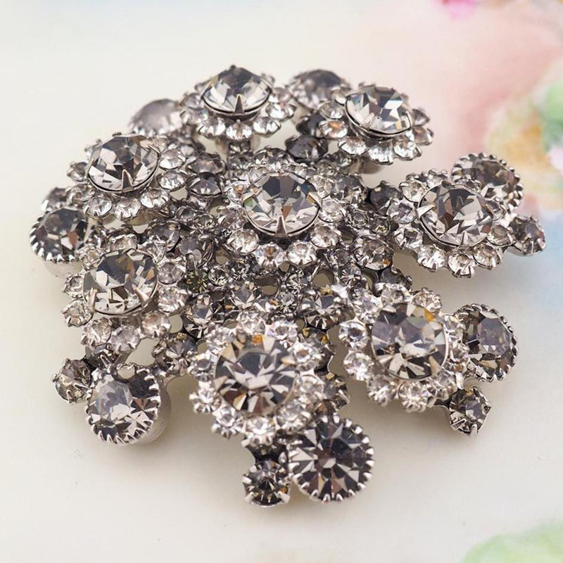 Juliana Brooch, Vintage Brooch, Rhinestone Brooch, Flower Cluster Brooch, Vintage Juliana Jewelry, Designer Jewelry, Rhinestone Pin