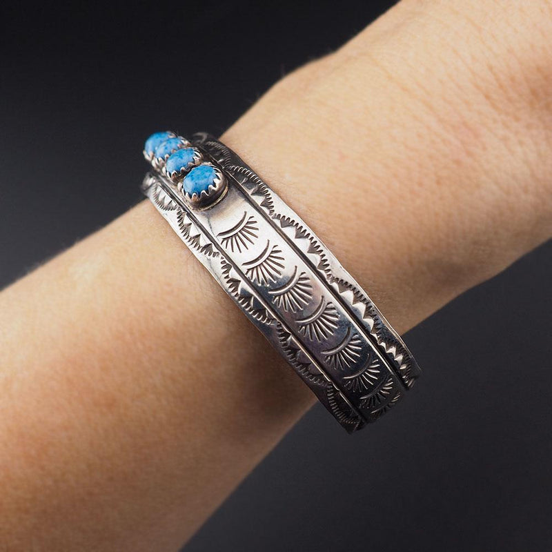 Turquoise Bracelet, Eddie Yazzie, Native American Bracelet, Cuff Bracelet, Silver Bracelet, Navajo Bracelet, Turquoise Cuff, Navajo Cuff