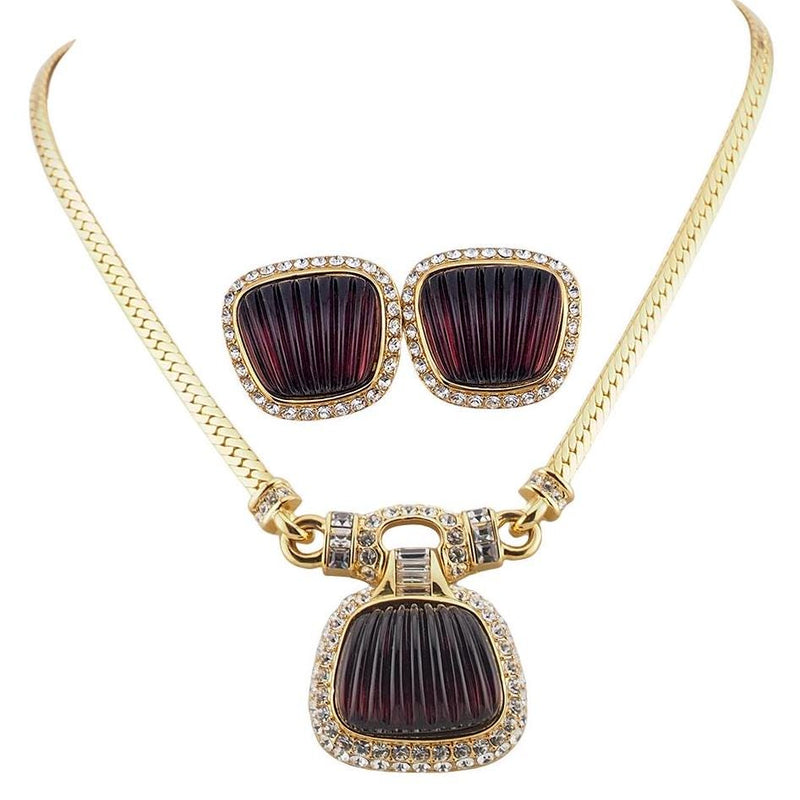 Vintage Oscar De La Renta Necklace Set