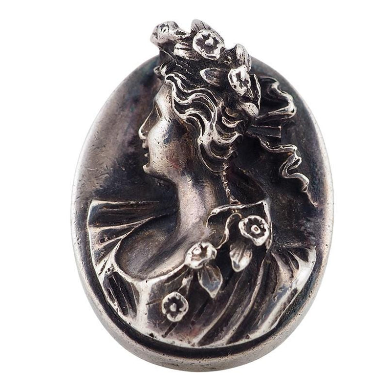 Henryk Winograd, Silver Ring, Cameo Ring, Vintage Ring, High Relief Cameo, 925 Ring, Classical Cameo, Statement Ring, Women’s Silver Ring