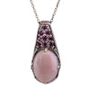 Pink Opal Pendant Necklace